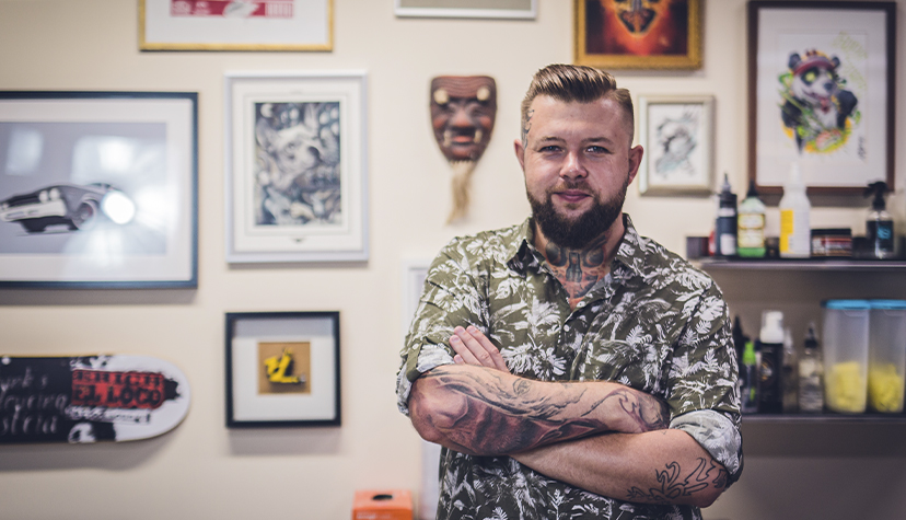 Kazmierz Kosa Rychlikowski - Kosatattoo Studio Tatuażu Wodzisław Śląski Speak In Color Tattoo.