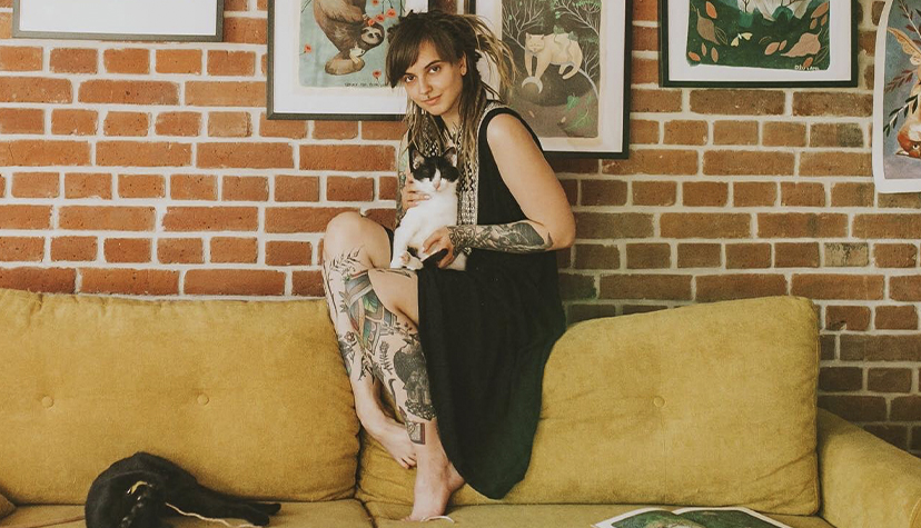 Tatuażysta Joanna Świrska dzo_lama z miasta Wrocław ze studio tatuażu Nasza Tattoo Shop